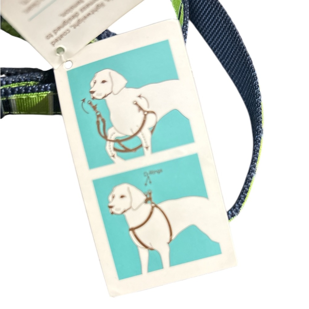 Martha Stewart Green and Blue Dog Harness - Picture 4 of 4